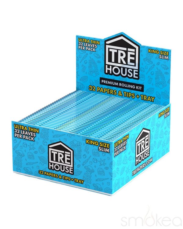 TRĒ House King Size Slim Premium Ultra Thin Rolling Papers Kit on Sale - Image 3